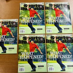 ( 5 ) Tiger Woods Sports Illustrated Magazines 