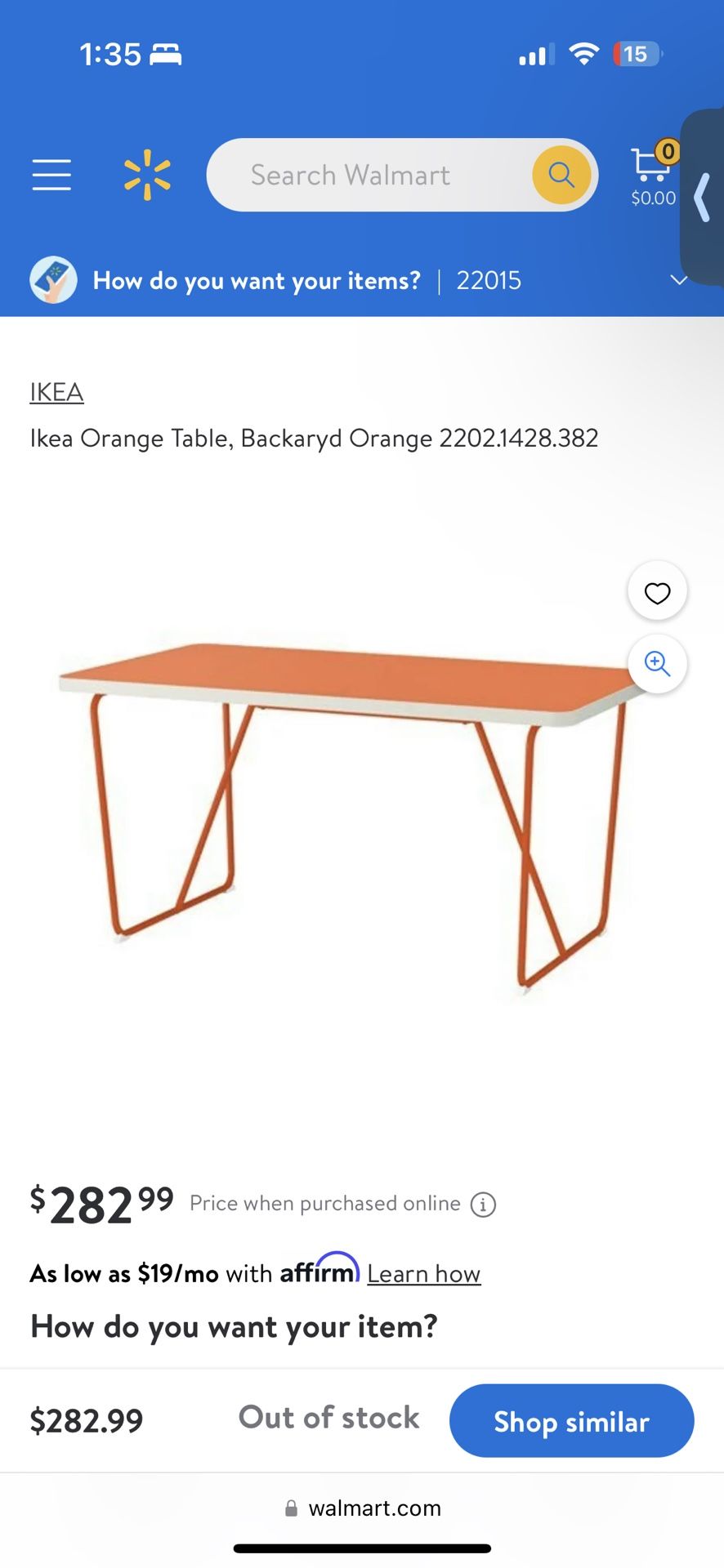 Ikea table