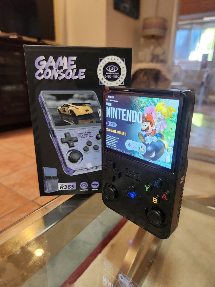 Game Console R36S Portátil 50000 Games