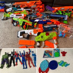 Nerf. Marvel. Pop-its.
