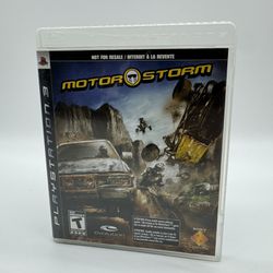 MotorStorm (Playstation 3, PS3, 2007) CASE ONLY