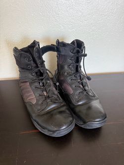 Men's Slip-Resistant Ankle Support Tactical Boots Size 9.5