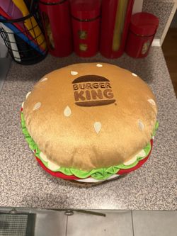 Burger King Thailand Whopper plush/Pillow/Hand warmer
