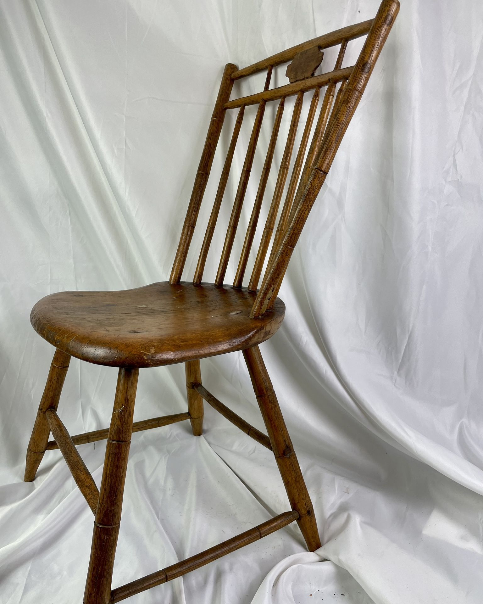 1860’s-1880’s Antique, New England Primitive Kitchen Chair 
