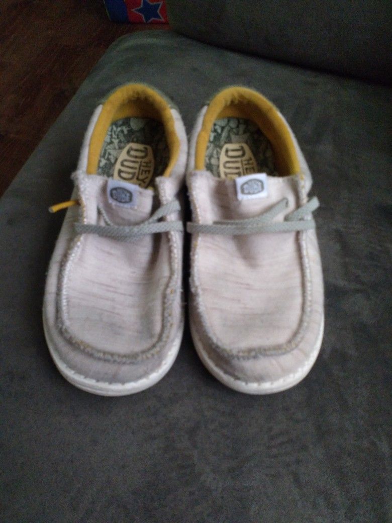 Toddler Grey Hey Dudes