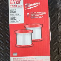 Milwaukee Wet/Dry Vacuum HEPA Filters