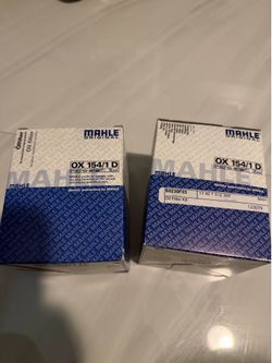 2 - NEW - BMW Oil Filters - Brand Mahle