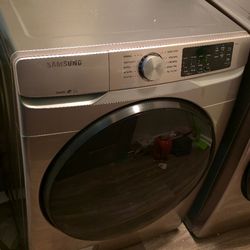 🚨 MOVING SALE: Premium Samsung Washer & Electric Dryer Set (Champagne)