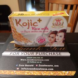 Kojic +Rice Milk Glutaand Aroma Soap