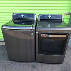 Lg Washer And Gas Dryer Set 
