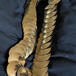 Vintage Elizabeth II Regina Coin Belt 