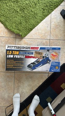 PITTSBURGH AUTOMOTIVE 1.5 TON ALUMINUM JACK LOW PROFILE RapidPump