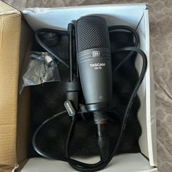 TASCAM TM-78 CONDENSER MIC AND M-AUDIO INTERFACE