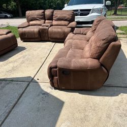 Set Of 3 Sofa 