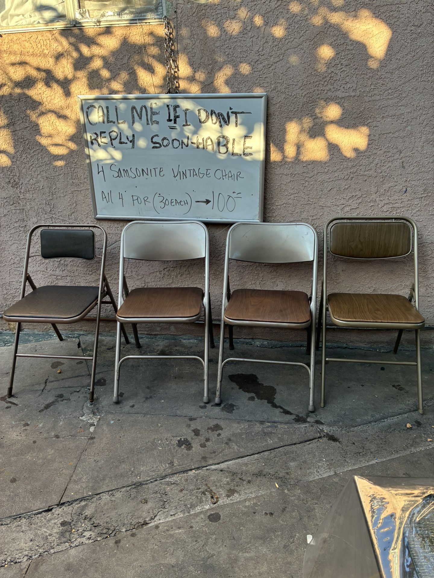 4 Samsonite Vintage Chairs