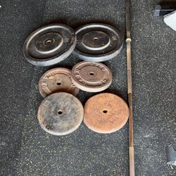 Weights And Barbell
