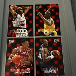 Shaquille O’Neal, Charles Barkley, Carl Malone, Scottie Pippen, basketball cards
