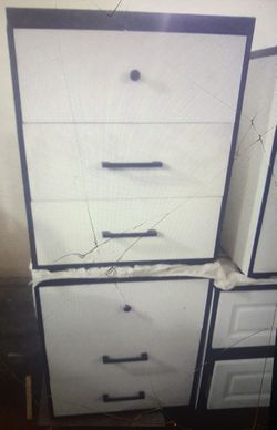 NICE TWO PIECE FILE CABINET 