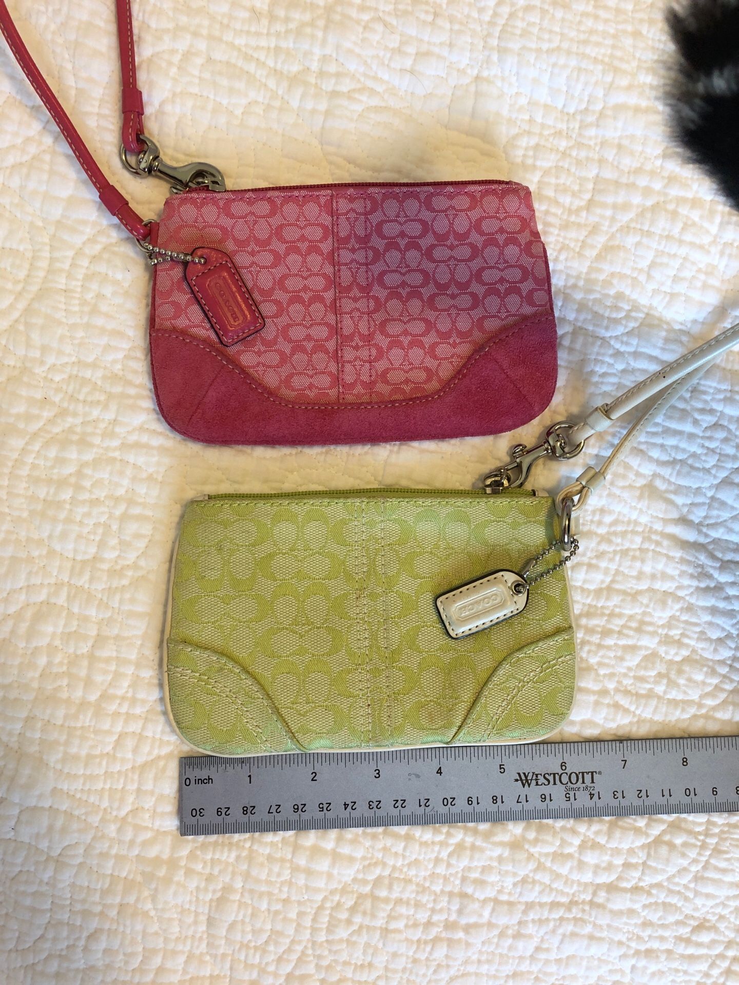 Coach wristlets