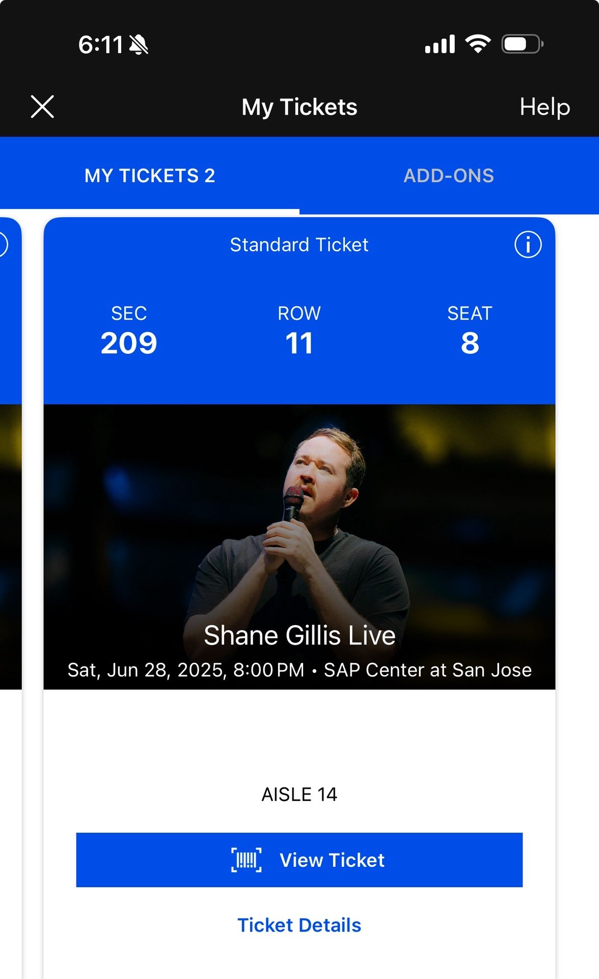 Shane Gillis In San Jose 6/28