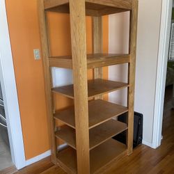 vintage oak shelf