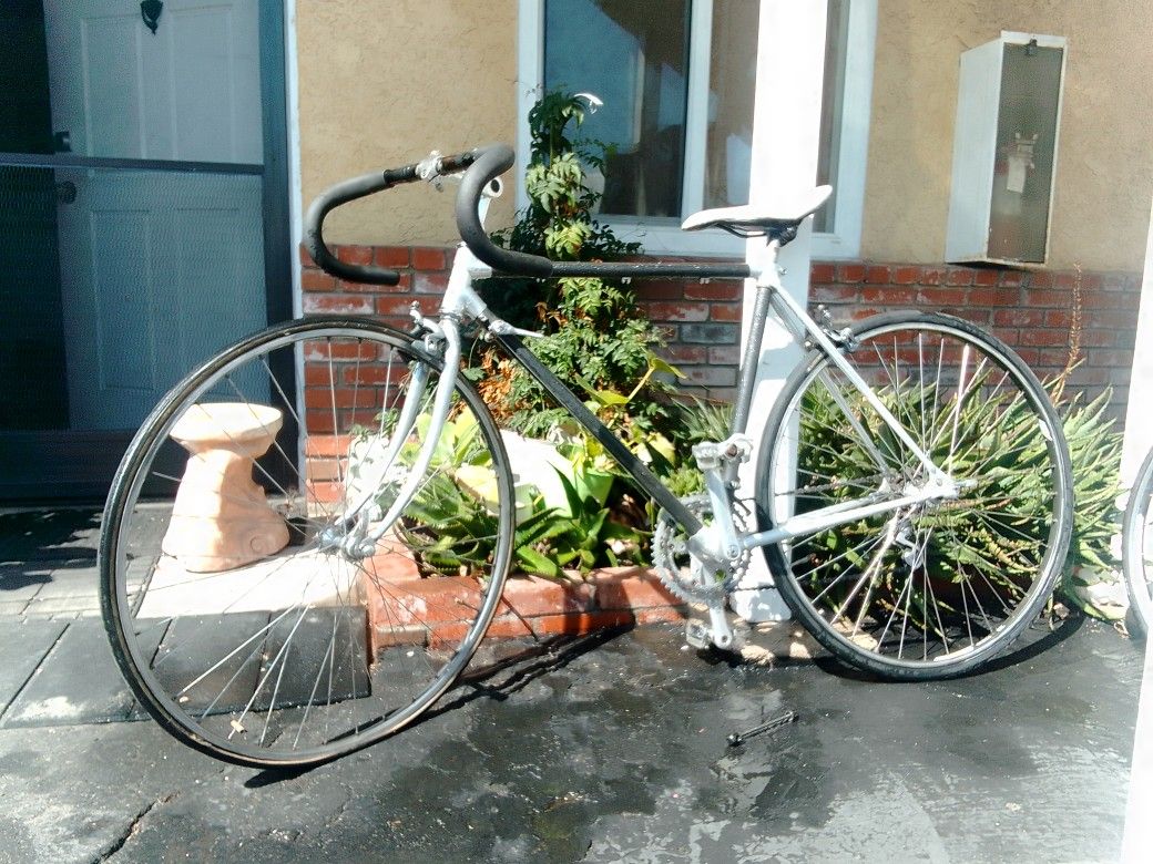 Carbon Fiber And Chrome Road Bike