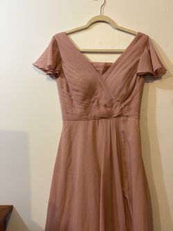 Dusty Rose Pink Bridesmaid Dress – La Vetir Size 8
