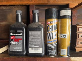 Kawasaki Coolant and Chain Wax