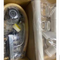 Faucet and drain set up new in box