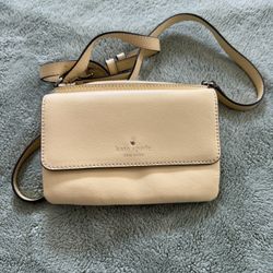 Kate Spade Butter Yellow Crossbody Purse 