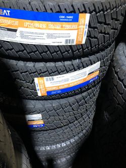 235/85/16 Lt A/t Dually Tires 6pc Heavy Duty