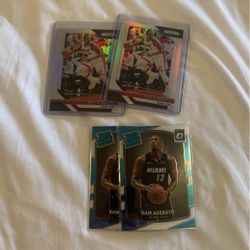 Bam Rookie Lot Of 2 Optic And 2 Prizm Silver 2nd Year