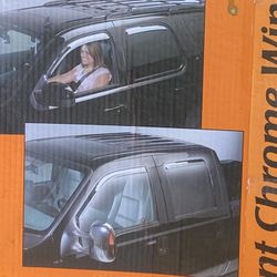 Chrome Window Visors