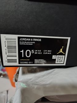 Jordan 6 ring sneakers