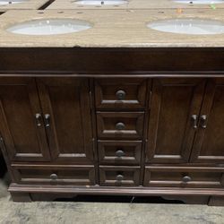 48” Double Vanity Bathroom Sink Cabinet -B1931
