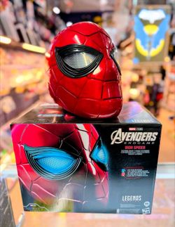 Marvel Legends Avengers End Game Iron Spider Electronic Helmet (Opened)