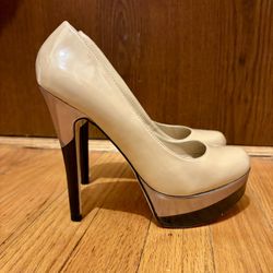 Cream Color High Heels 