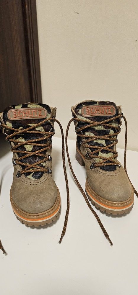 Schutz  Women's Camo Boots 👢 