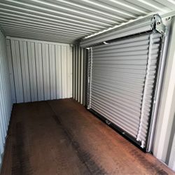 20'ft New 1-trip Standard Shipping Container + 6'ft Wide Rollup Door