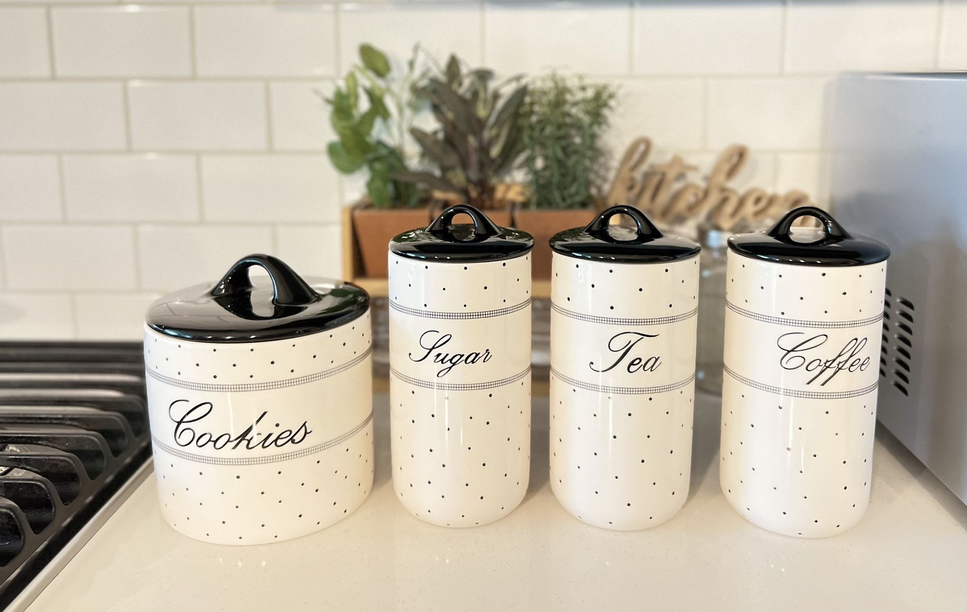 Kitchen Food Storage Ceramic Canisters