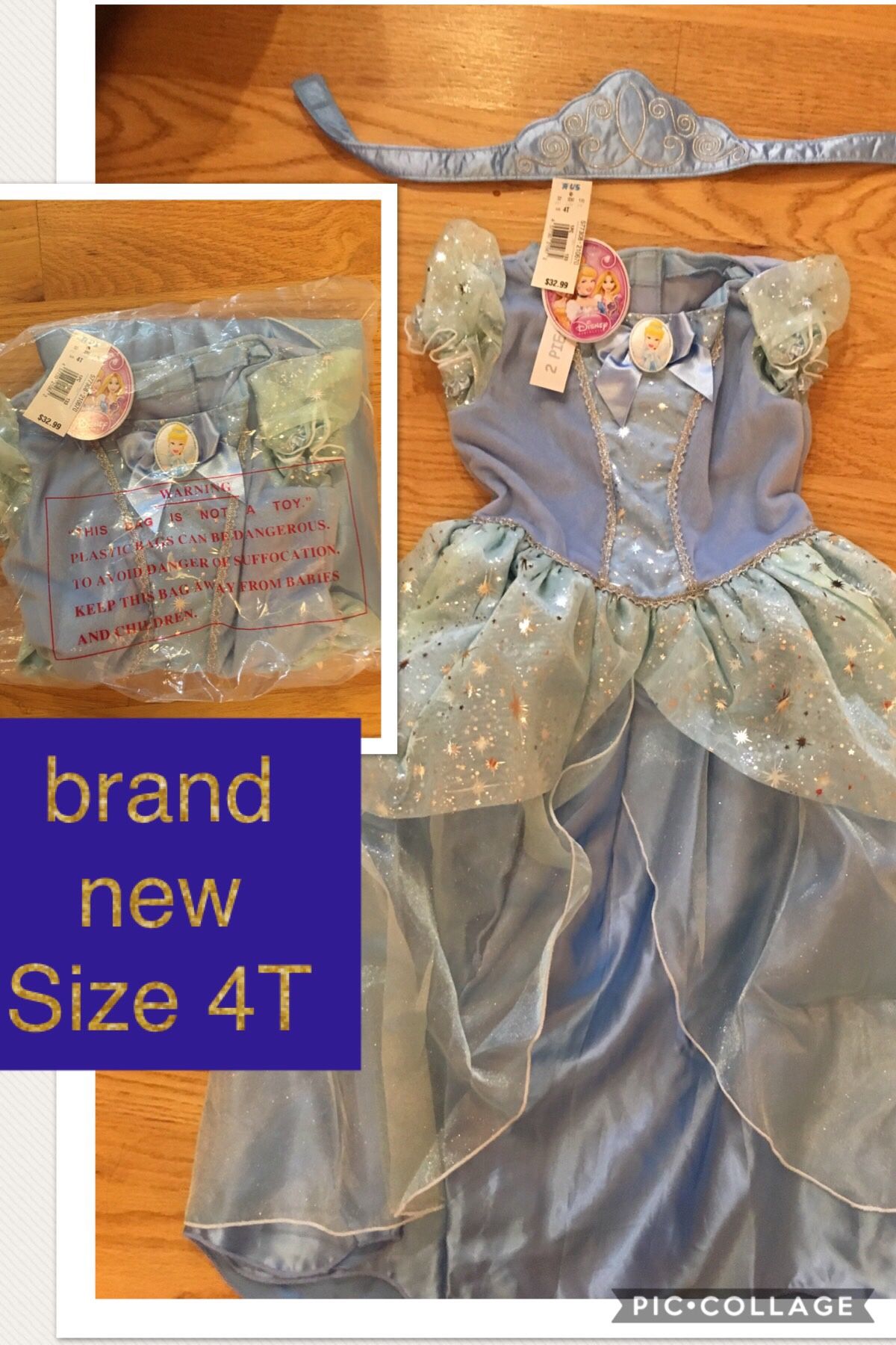 Brand new Cinderella, Anna, Elsa, rapunzel, Snow White, belle costume