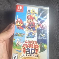 Super Mario 3d All Stars Sealed,  Plus Tmnt,and Marvel Vs Capcom 
