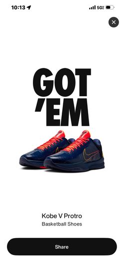 Kobe 5 Caitlin Clark Size 8 