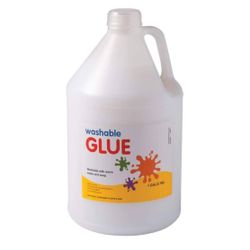Gallon Washable White Glue for Slime and Crafts (1 Gallon) Educational and Learning Activities for Kids