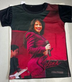 Selena Quintanilla 2 shirts 4 sealed cups 1 drawstring bag