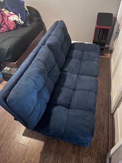 Blue Futon Sofa Bed
