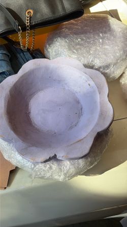 Wooden painted bowls