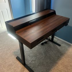 Desk - Adjustable Electric Stand Up - 3 Drawer