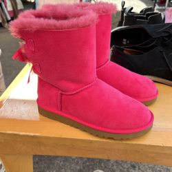 Hot Pink Uggs Size 3 Big Kids 