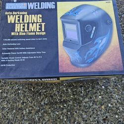 Welding Helmet And Gloves